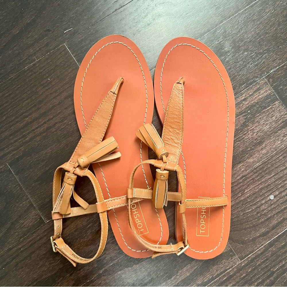 Topshop Tan Sandals